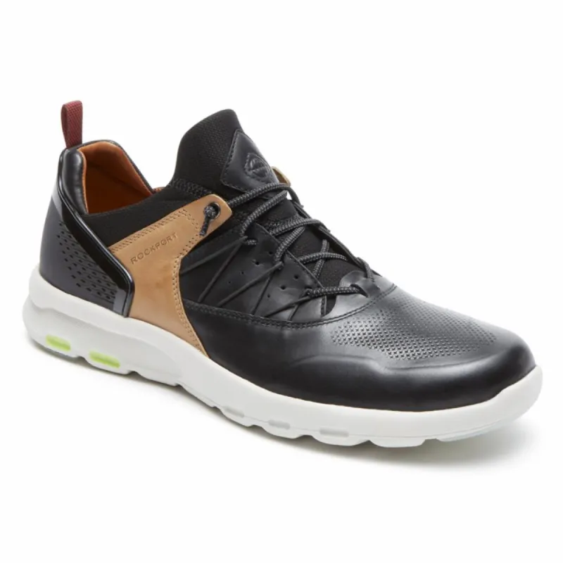 Rockport Men LETS WALK M BUNGEE BLACK/LEATHER sold by Rockport