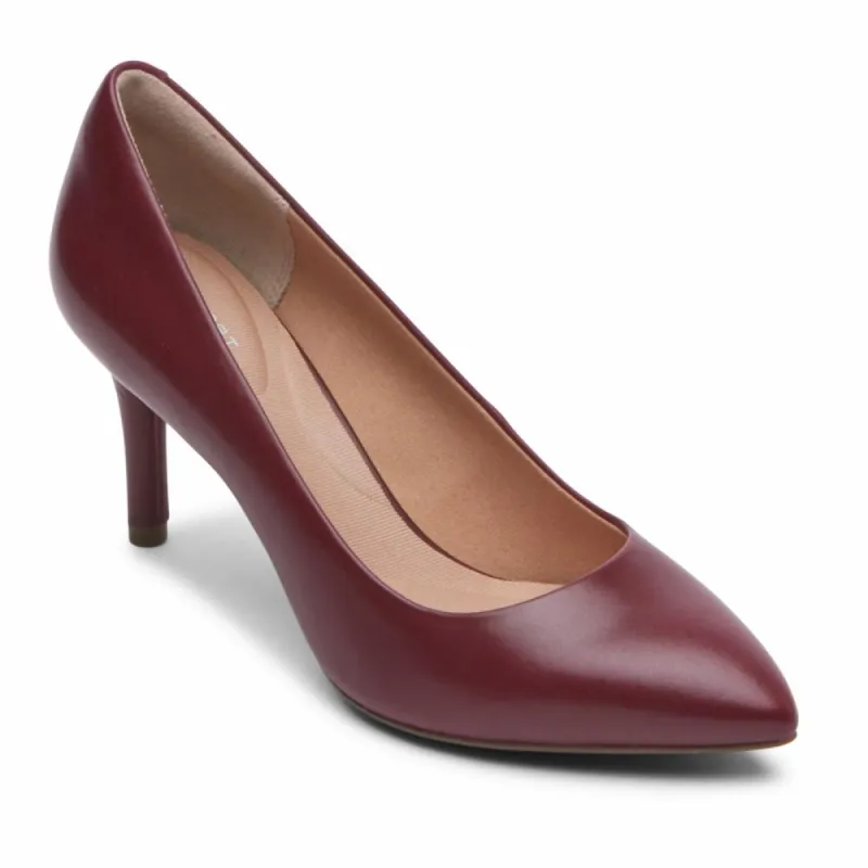 Rockport Women TOTAL MOTION 75mmPTH TM75MMPTH PLAIN PUMP CRANBERRY LTHR sold by Rockport
