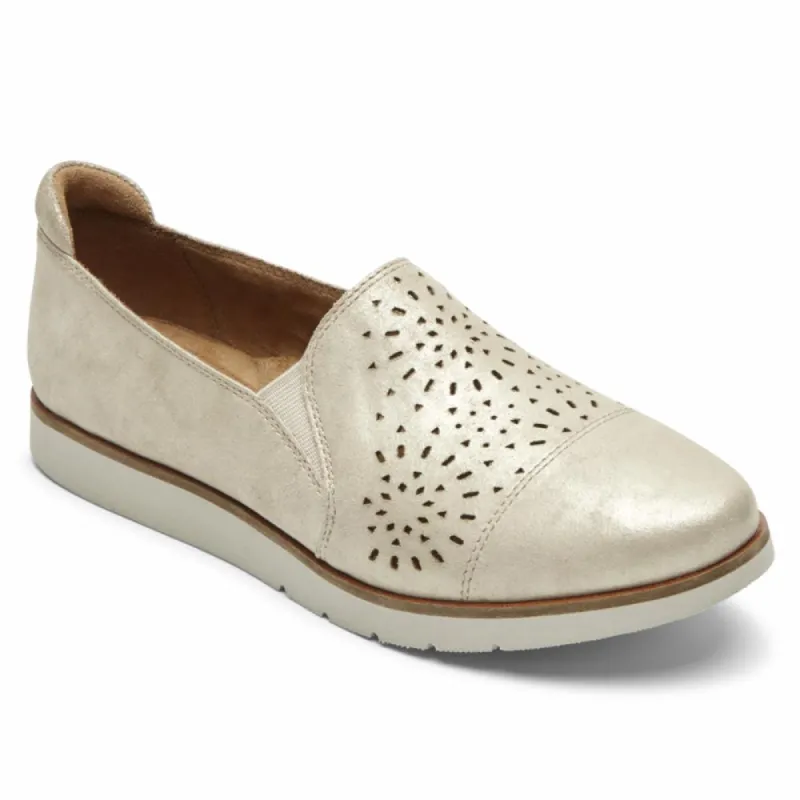 Cobb Hill LACI GORE SLIP-ON METALLIC LTHR sold by Rockport