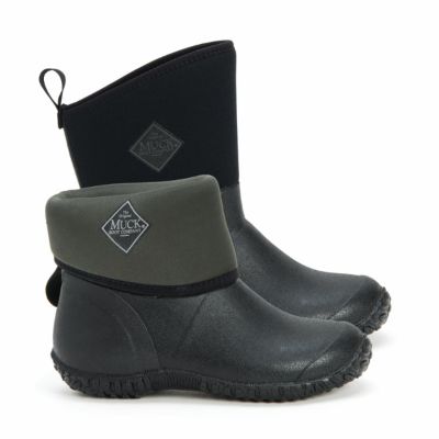 Muck Footwear Women MUCKSTER II MID BLACK/CHARCOAL sold by Rockport