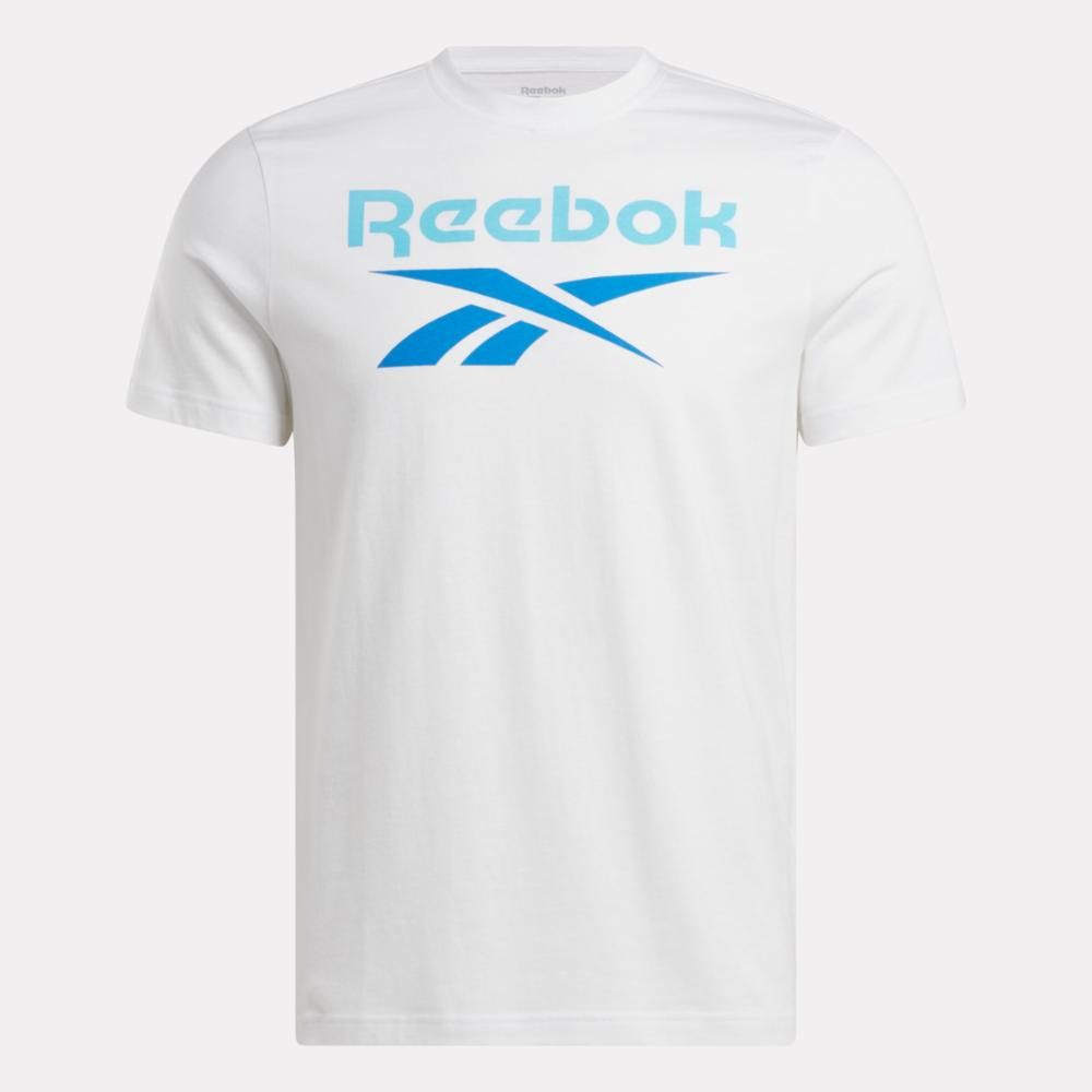 Reebok Apparel Men 100076439 WHITE/BOLCYA sold by Rockport product image thumbnail 4