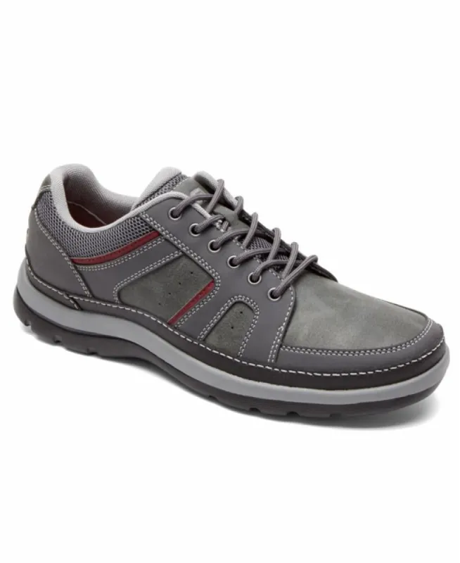 Rockport Men GET YOUR KICKS MDG BLUCHER CASTLEROCK GREY/LEATHER sold by Rockport
