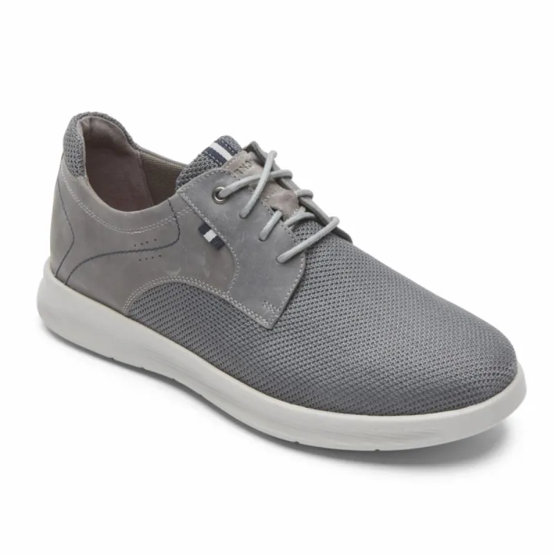 Rockport Men CALDWELL PLAINTOE OX GREY/MESH LEATHER sold by Rockport