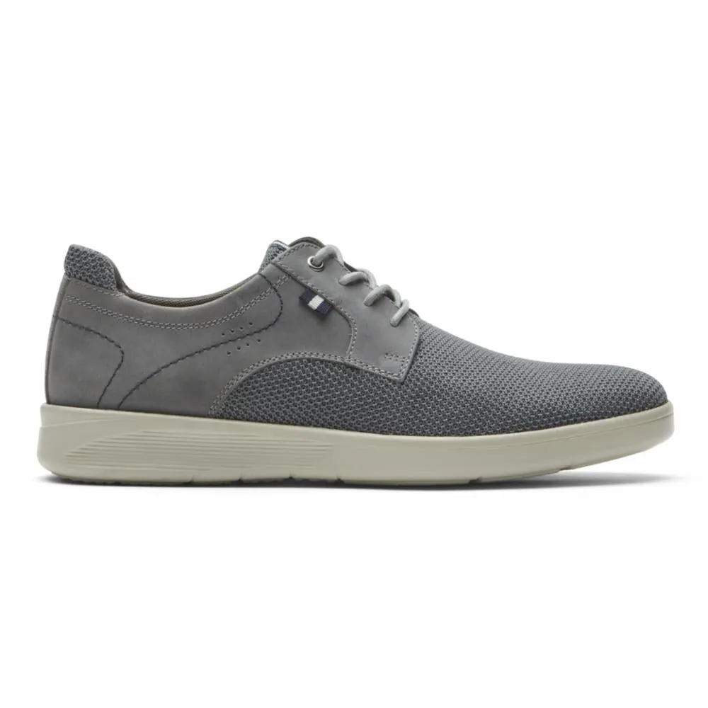Rockport Men CALDWELL PLAINTOE OX GREY/MESH LEATHER sold by Rockport product image thumbnail 2