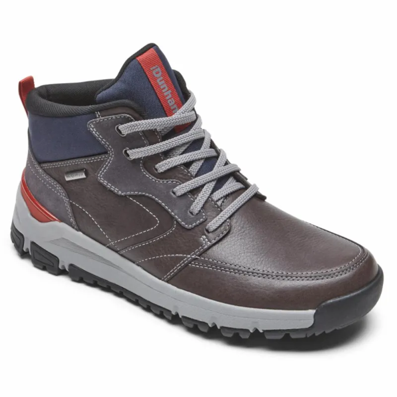 Dunham GLASTONBURY MIDBOOT STEEL GREY LEA/SDE sold by Rockport