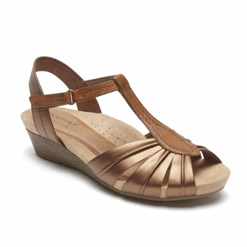 Cobb Hill HOLLYWOOD PLEAT T BRONZE sold by Rockport