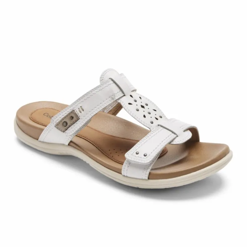 Cobb Hill RUBEY SLIDE WHITE/PEWTER sold by Rockport