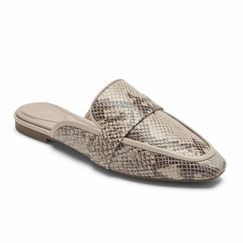 Rockport Women TOTAL MOTION LAYLANI SLIDE TAUPE SNAKE sold by Rockport