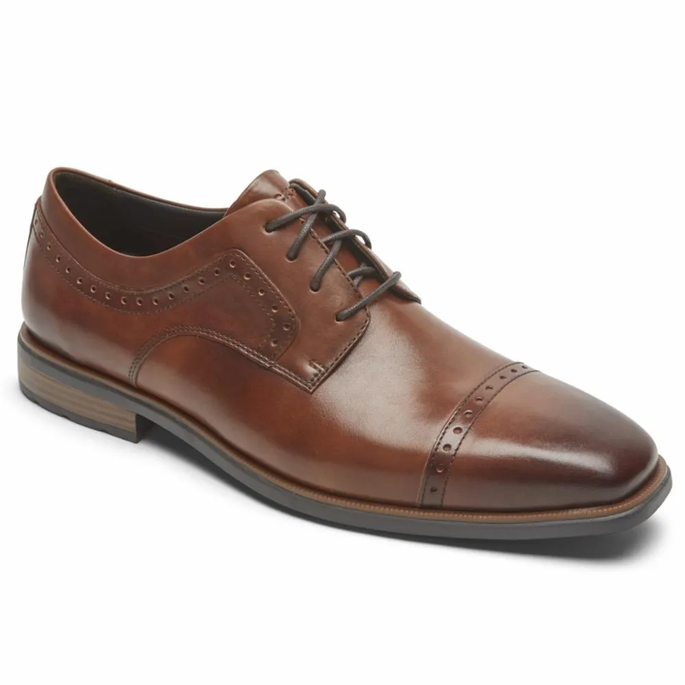 Rockport Men DRESSPORTS BUSINESS CAP TOE COGNAC/LEATHER sold by Rockport