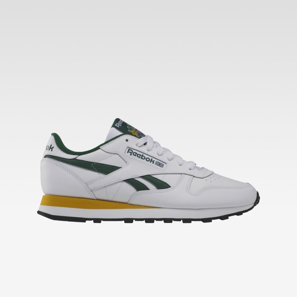 Reebok Footwear Men 100074355 WHITE/DRKGRN/RETGOL sold by Rockport