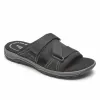 Rockport Men TRAIL TECHNIQUE SANDAL VELCRO SLIDE II BLACK sold by Rockport