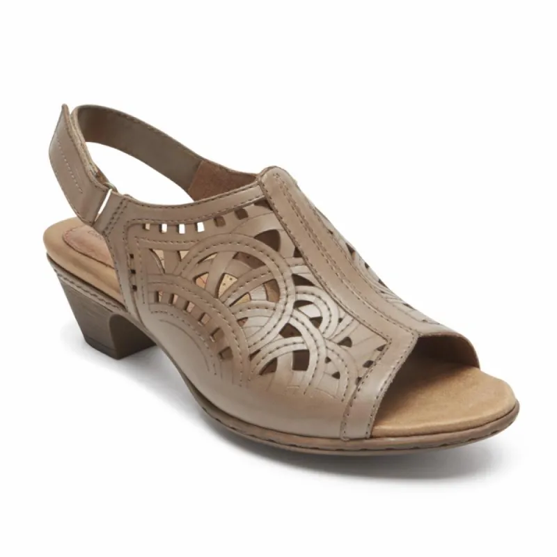 Cobb Hill ABBOTT HI VAMP SLG KHAKI/LEATHER sold by Rockport