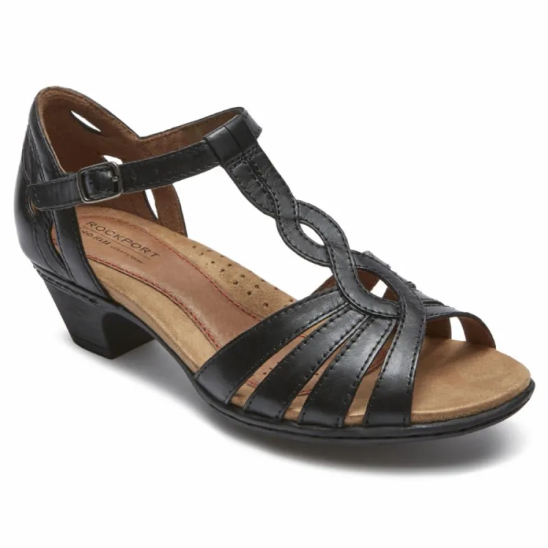 Cobb Hill ABBOTT CURVY T BLACK/LEATHER sold by Rockport