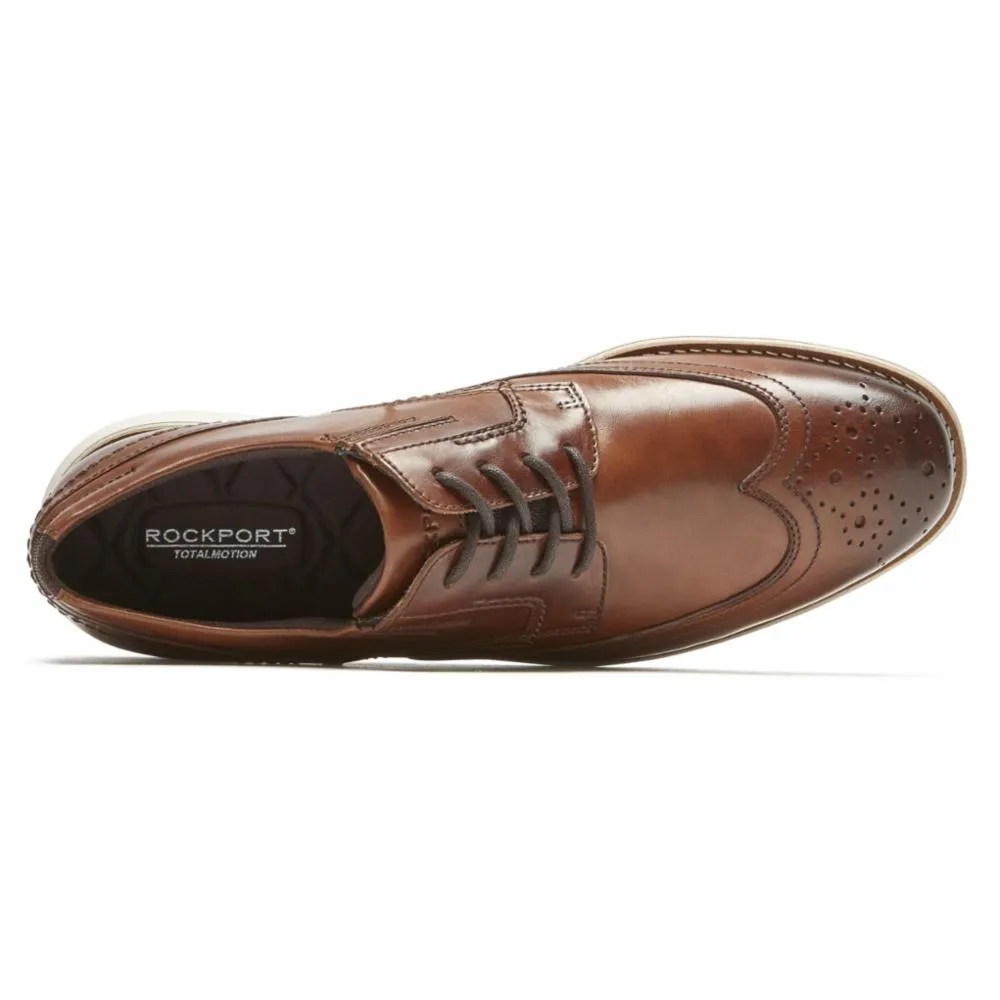 Rockport Men TOTAL MOTION SPORT DRESS WING TIP COGNAC/LEATHER sold by Rockport product image thumbnail 3