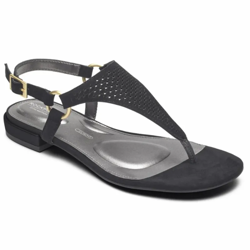 Rockport Women TOTAL MOTION ZOSIA THONG BLACK sold by Rockport