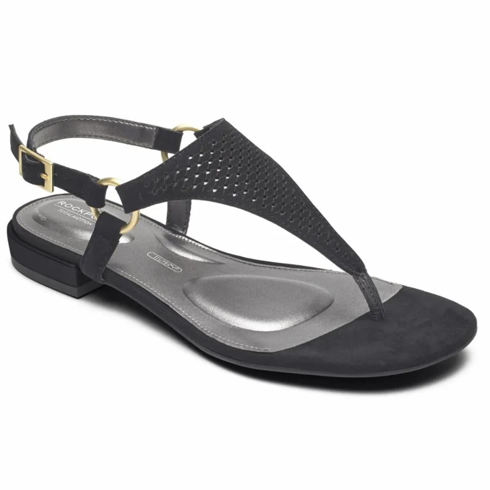 Rockport Women TOTAL MOTION ZOSIA THONG BLACK sold by Rockport
