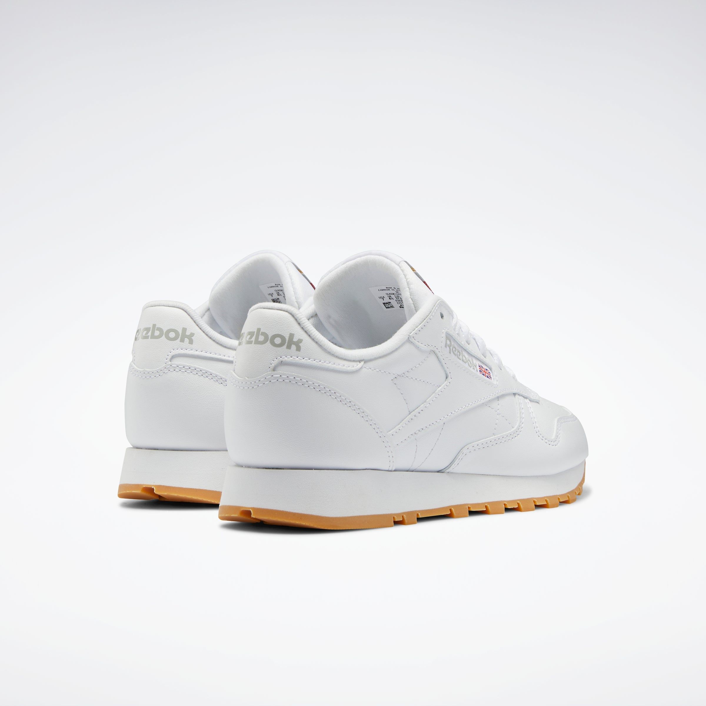 Reebok Footwear Women Classic Leather Shoes Ftwwht/Pugry3/Rbkg03 sold by Rockport product image thumbnail 4