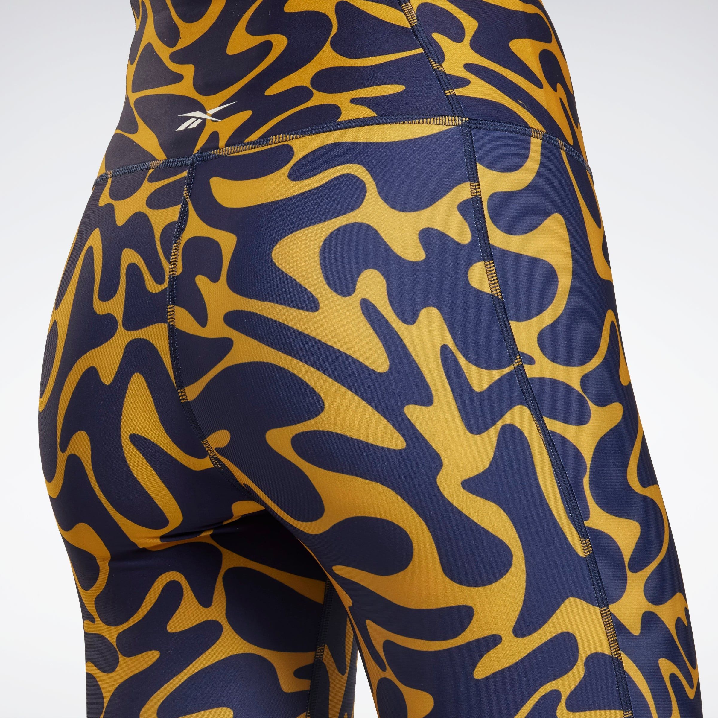 Reebok Apparel Women Workout Ready Printed Leggings Brgoch sold by Rockport product image thumbnail 4