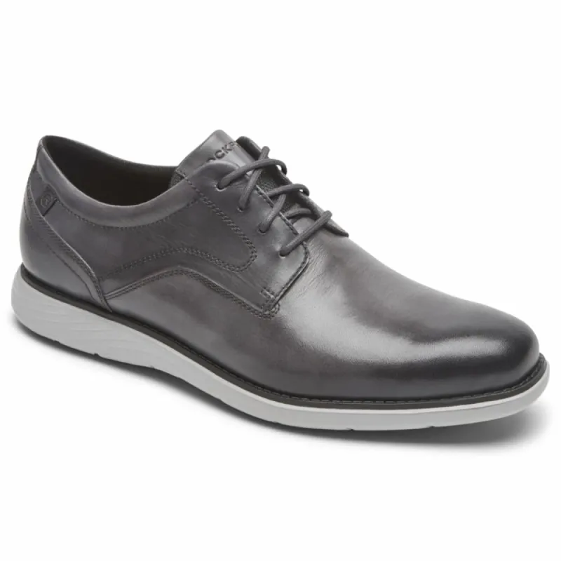 Rockport Men GARETT PLAIN TOE CASTLEROCK GREY/GRADIENT sold by Rockport