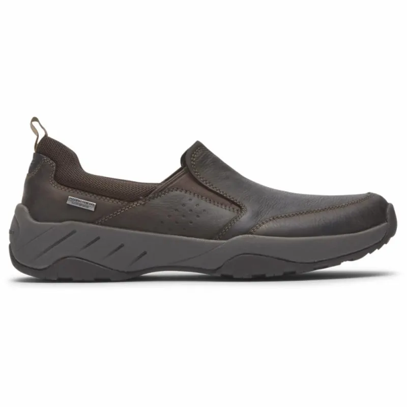 Rockport Men XCS SPRUCE PEAK SPRUCE PEAK SLIPON DK CHOCOLATE LEATHER sold by Rockport