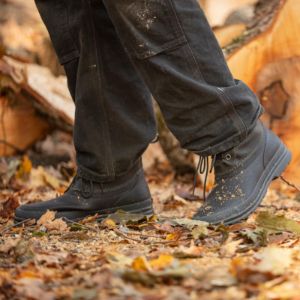 Muck Footwear Men ORIGINALS DUCK LACE BLACKLEATHER sold by Rockport