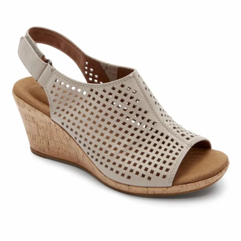 Rockport Women BRIAH PERF SLING TAUPE/LEATHER sold by Rockport