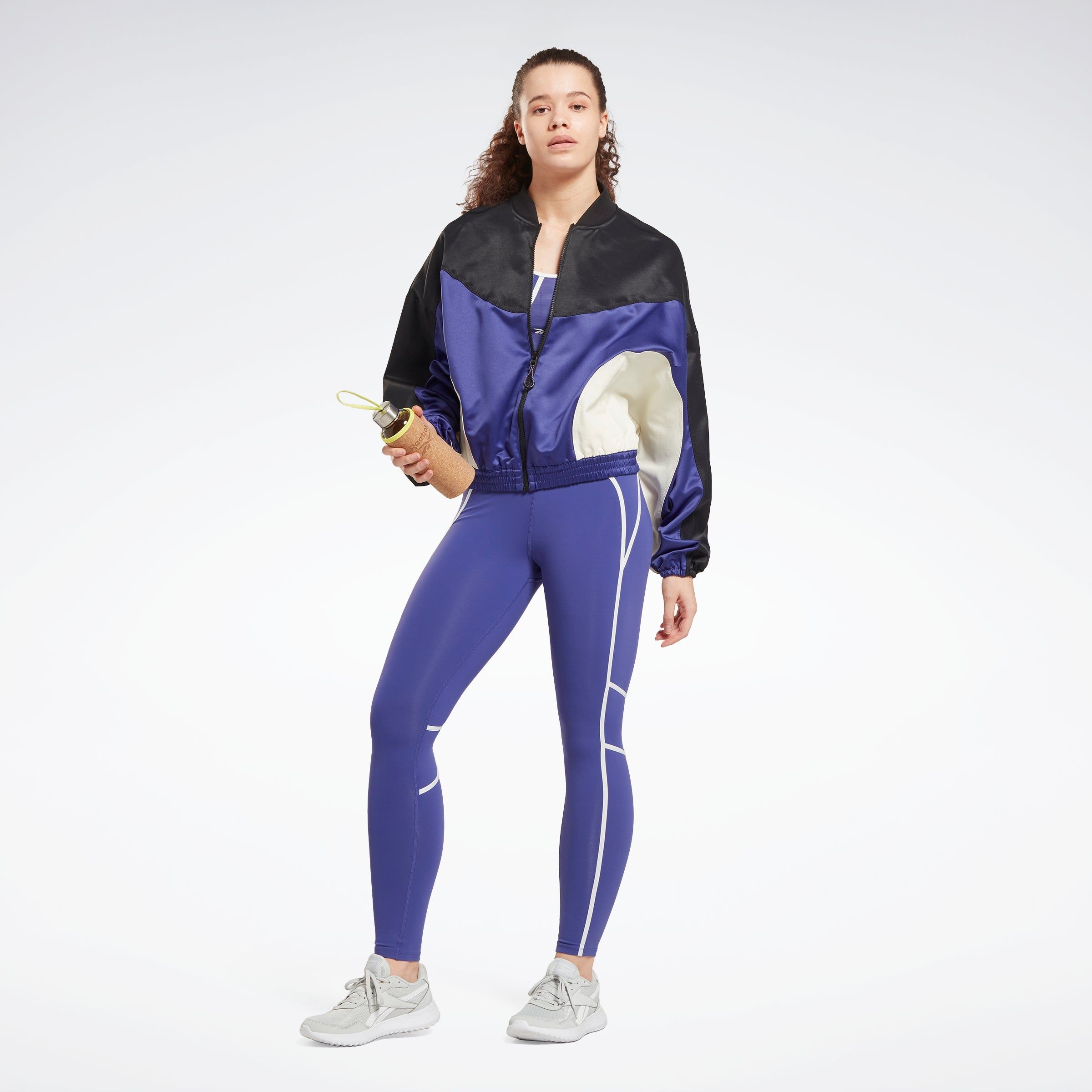 Reebok Apparel Women Lux High-Waisted Colorblock Leggings Bolprp sold by Rockport product image thumbnail 2