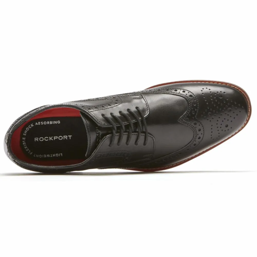 Rockport Men SYMON WING TIP BLACK sold by Rockport product image thumbnail 3