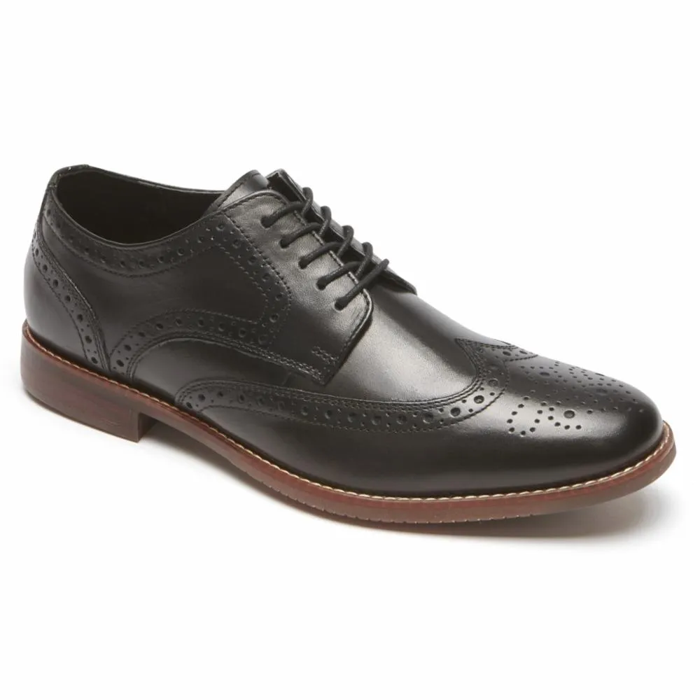 Rockport Men SYMON WING TIP BLACK sold by Rockport