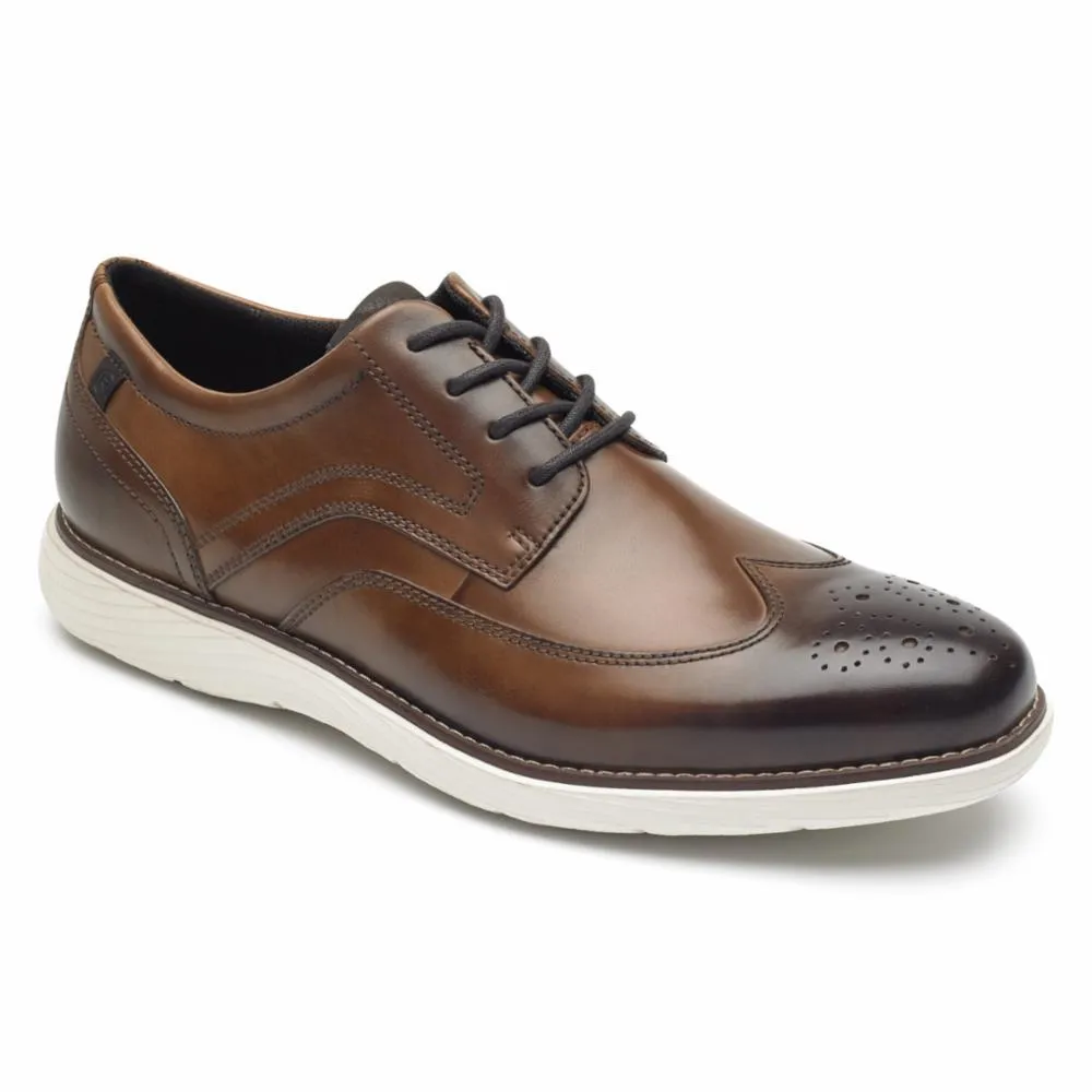 Rockport Men GARETT WING TIP COGNAC sold by Rockport