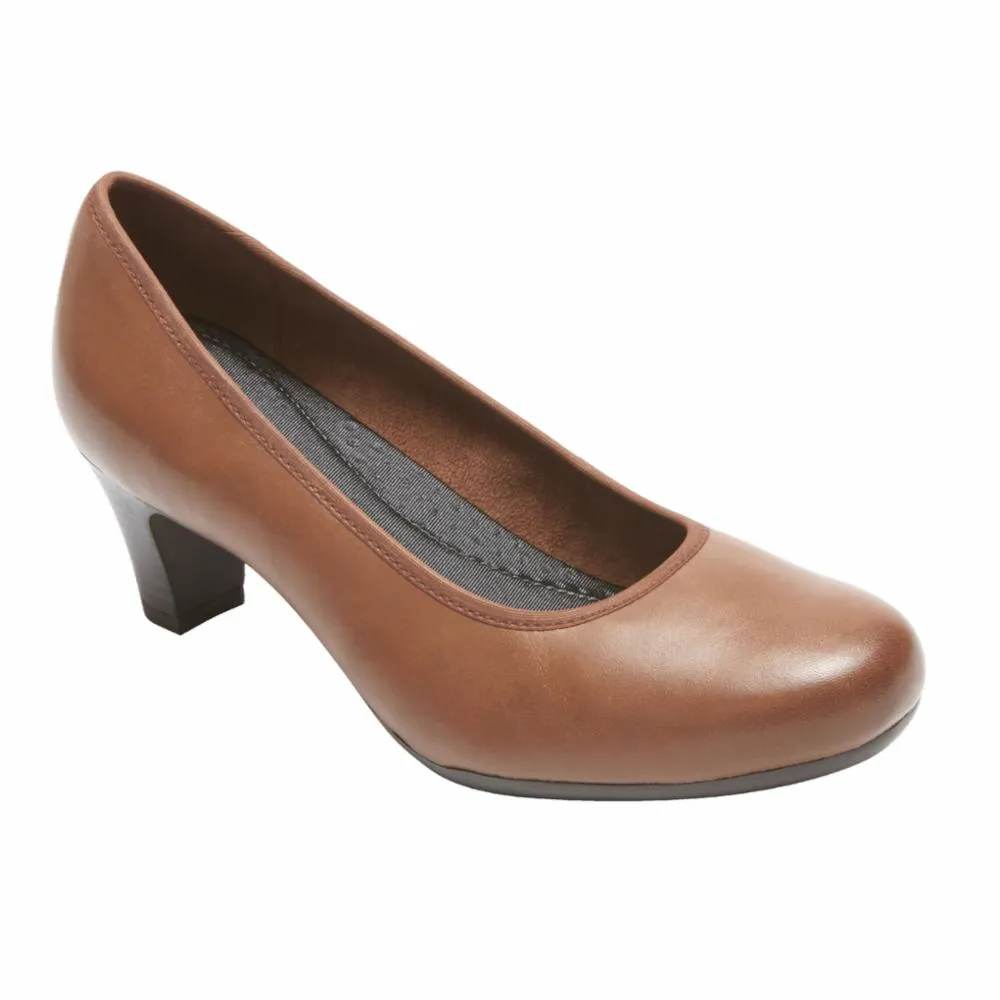 Rockport Women HEZRA PUMP ALMOND/LEATHER sold by Rockport