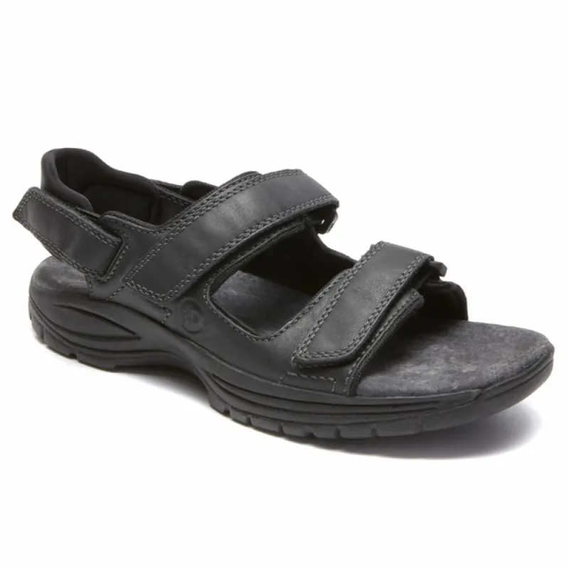 Dunham NEWPORT ST JOHNSBURY ADUSTABLE SANDAL BLACK sold by Rockport