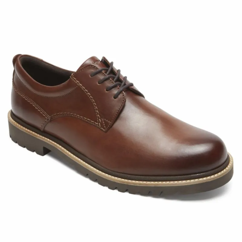 Rockport Men MARSHALL PT OXFORD DARK BROWN/LEATHER sold by Rockport