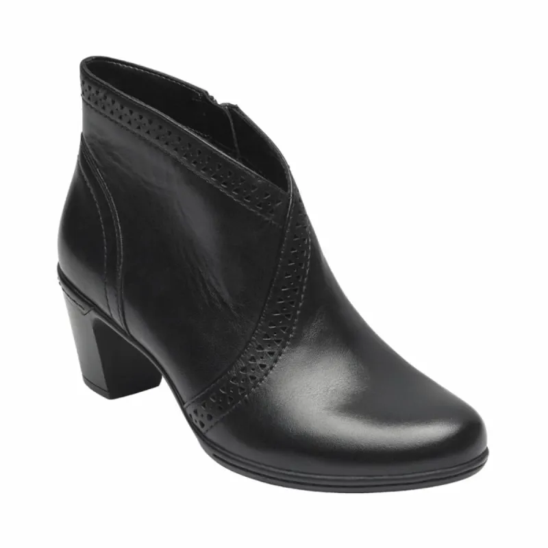 Cobb Hill RASHEL VCUT BT BLACK/LEATHER sold by Rockport