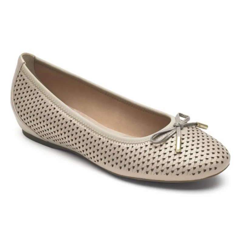 Rockport Women TOTAL MOTION HW20 PERF BOW NEUTRAL BEIGE sold by Rockport