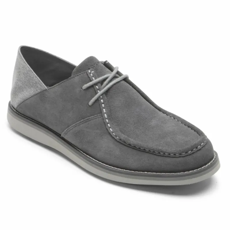 Rockport Men TUCKER MOC TOE STEEL GREY sold by Rockport