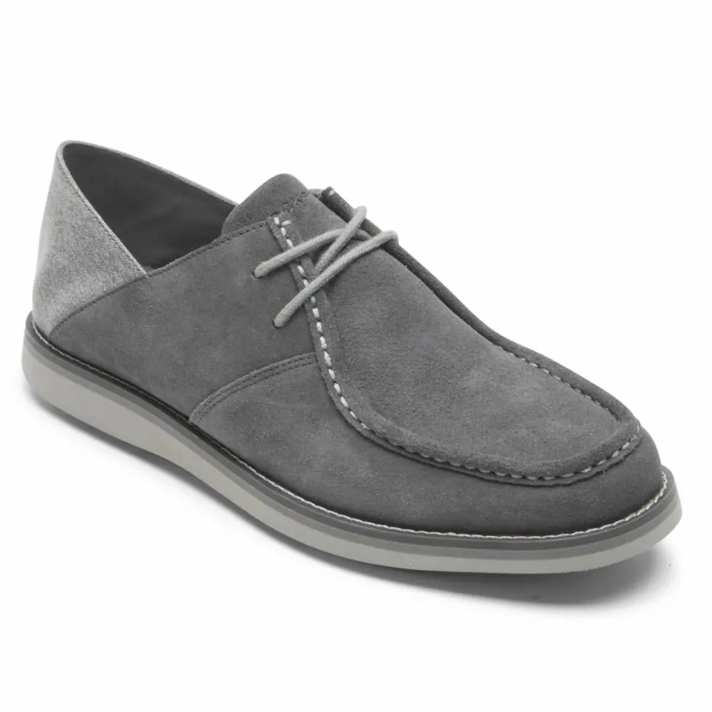 Rockport Men TUCKER MOC TOE STEEL GREY sold by Rockport