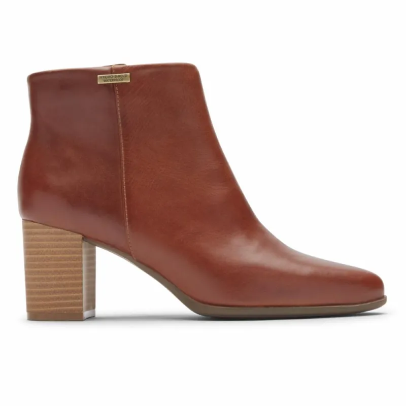 Rockport Women CAMDYN BOOTIE TAN LEATHER WP sold by Rockport