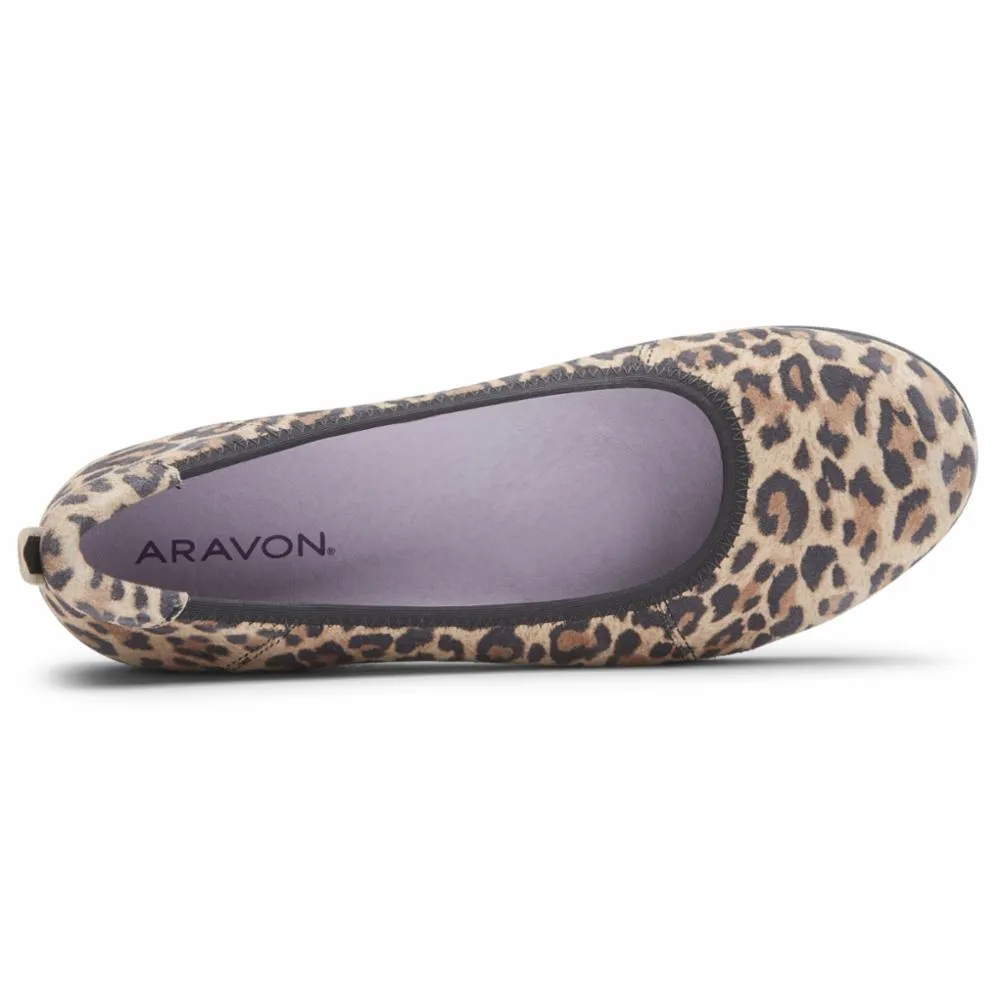 Aravon ABBEY BALLET LEOPARD PRINT sold by Rockport product image thumbnail 3