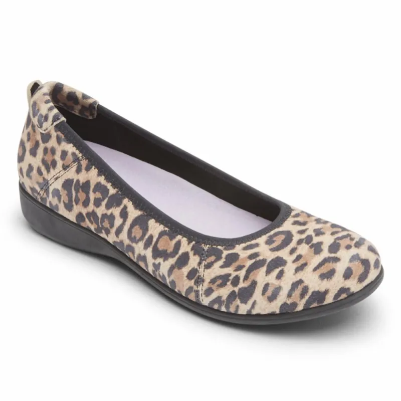 Aravon ABBEY BALLET LEOPARD PRINT sold by Rockport