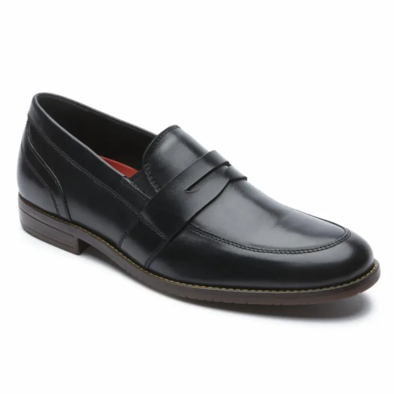 Rockport Men STYLE PURPOSE 3 DBLE GORE PENNY BLACK/LEATHER sold by Rockport