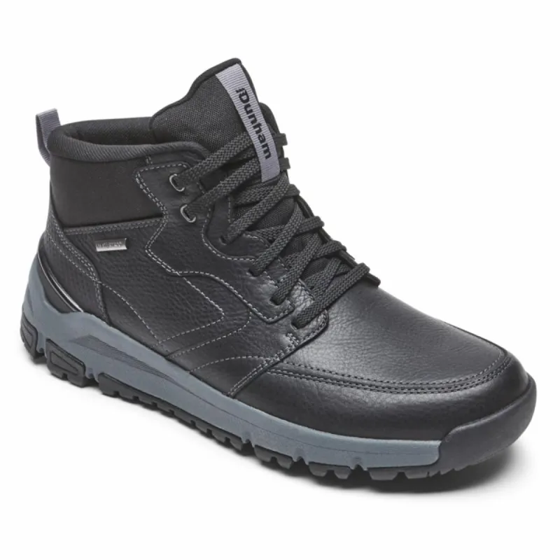 Dunham GLASTONBURY MIDBOOT BLACK LEA/SDE sold by Rockport