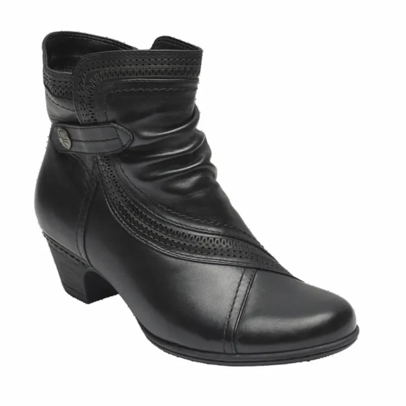 Cobb Hill ABBOTT PANEL BT BLACK/LEATHER sold by Rockport