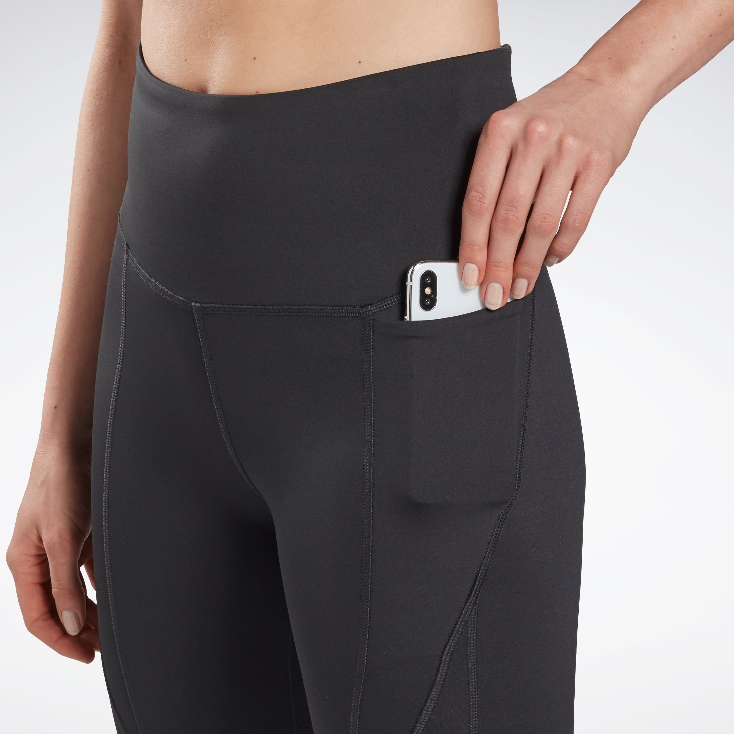 Reebok Apparel Women Workout Ready Pant Program High Rise Leggings Nghblk sold by Rockport product image thumbnail 4