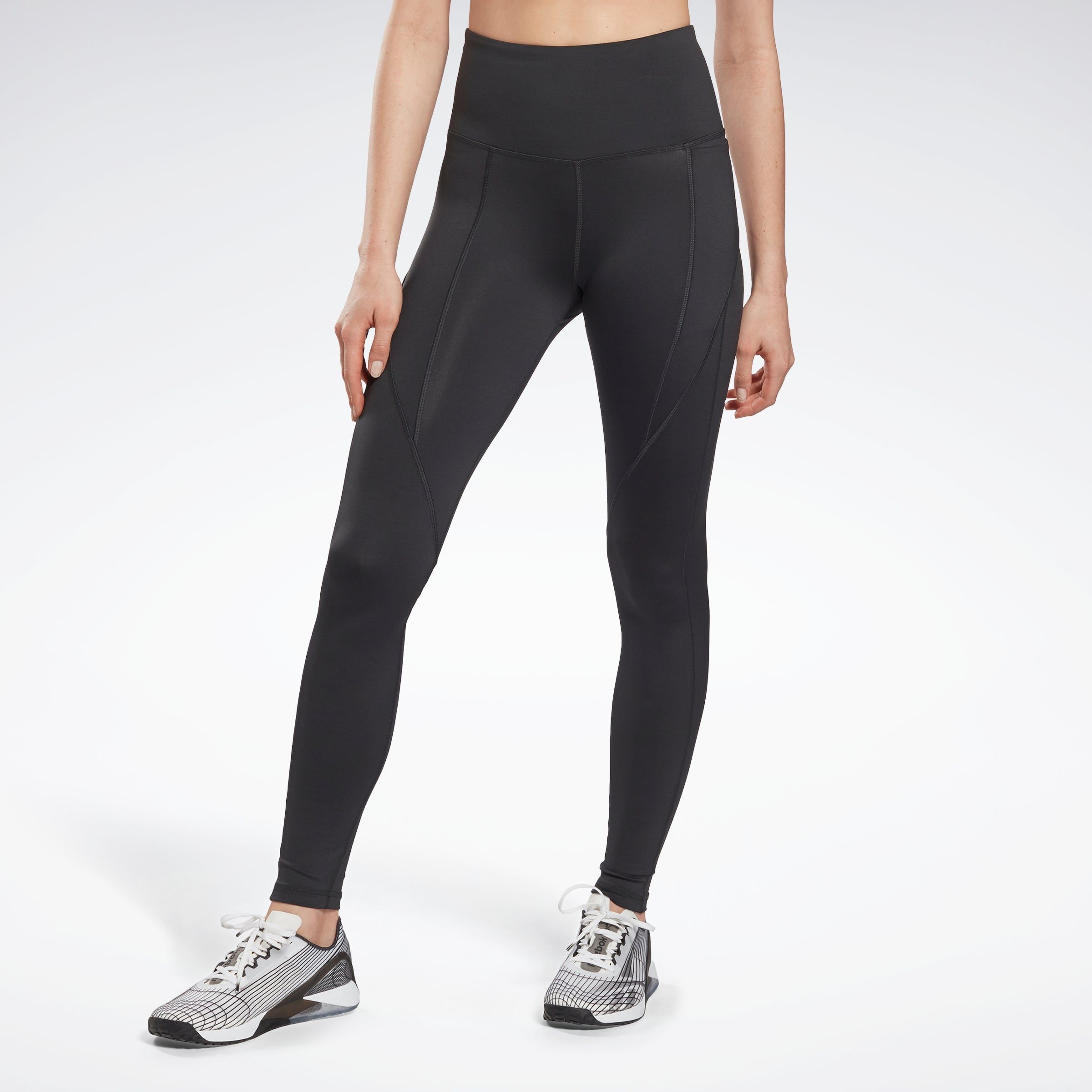 Reebok Apparel Women Workout Ready Pant Program High Rise Leggings Nghblk sold by Rockport