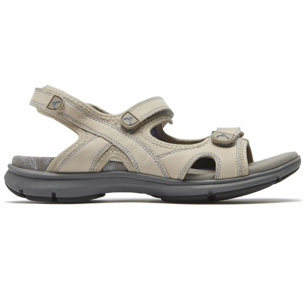 Aravon A REV SANDAL 3 STRAP TAUPE sold by Rockport product image thumbnail 2
