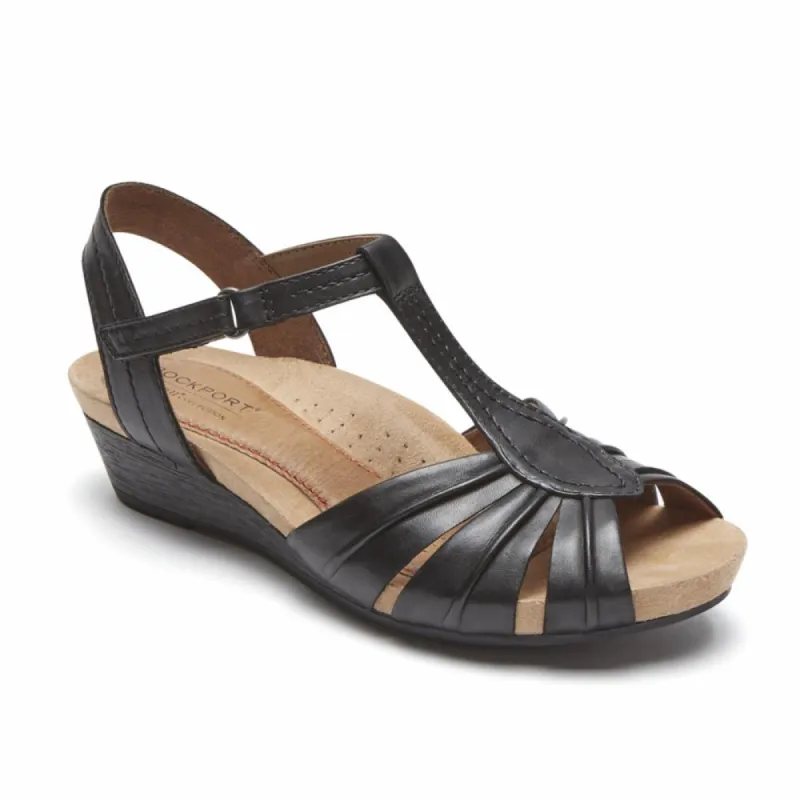 Cobb Hill HOLLYWOOD PLEAT T BLACK/LEATHER sold by Rockport