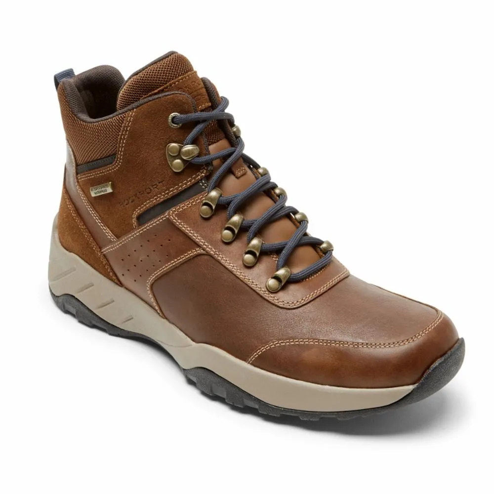 Rockport Men XCS SPRUCE PEAK HIKER LEATHER BROWN LEA sold by Rockport