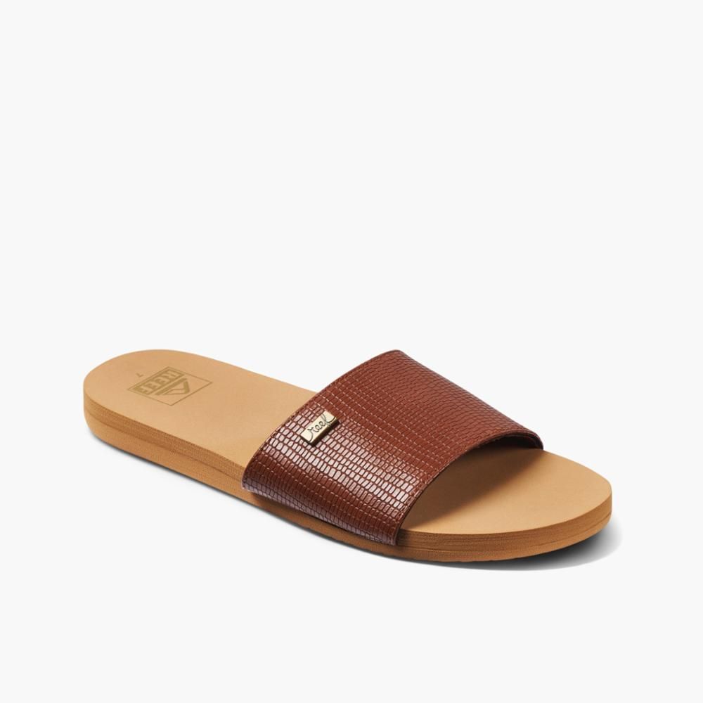 Reef Women BLISS NIGHTS SLIDE BRUNETTE sold by Rockport