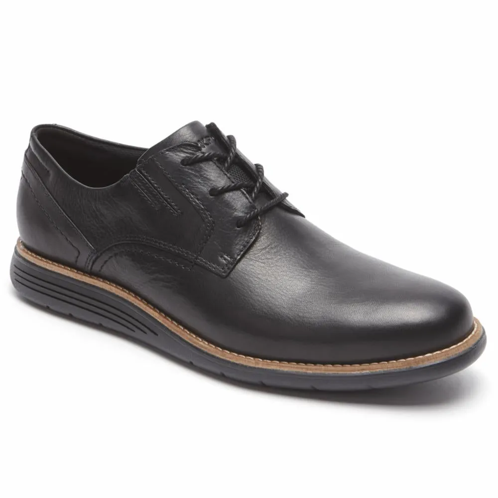 Rockport Men TOTAL MOTION SPORT DRESS PLAIN TOE BLACK/LEATHER sold by Rockport